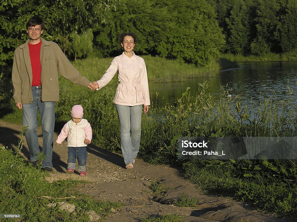 Familie im park - Lizenzfrei Baum Stock-Foto