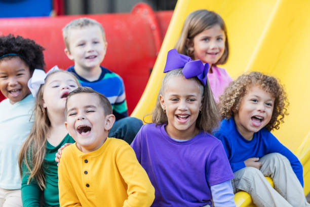 istock Multi-ethnic school children on playground 920502890