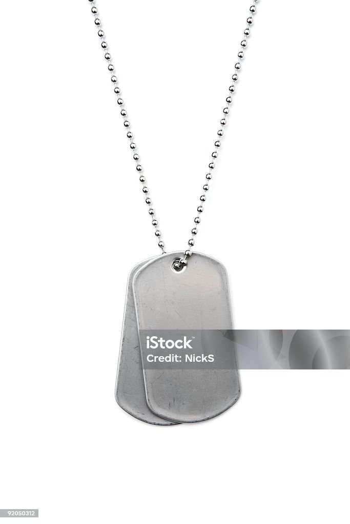 Dogtags - Lizenzfrei Erkennungsmarke Stock-Foto