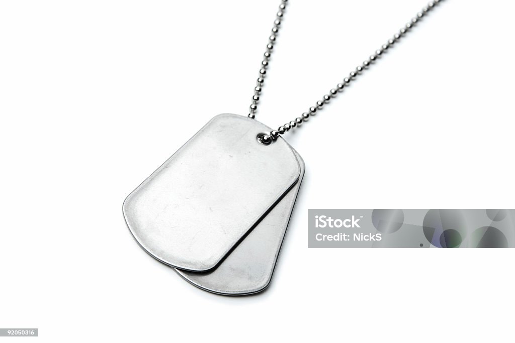 Dogtags - Foto stock royalty-free di Placca militare