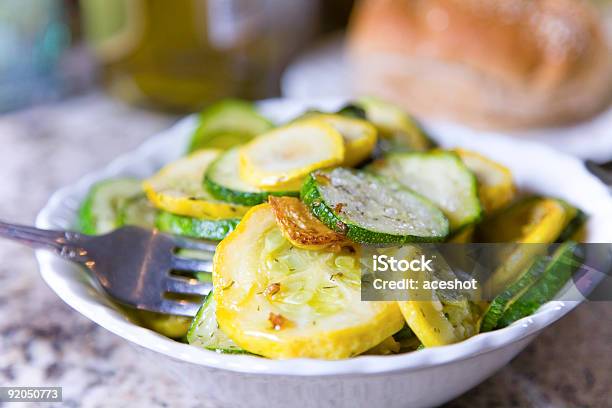 Tasty Zucchini Side Dish Stock Photo - Download Image Now - Bowl, Color Image, Dietary Fiber