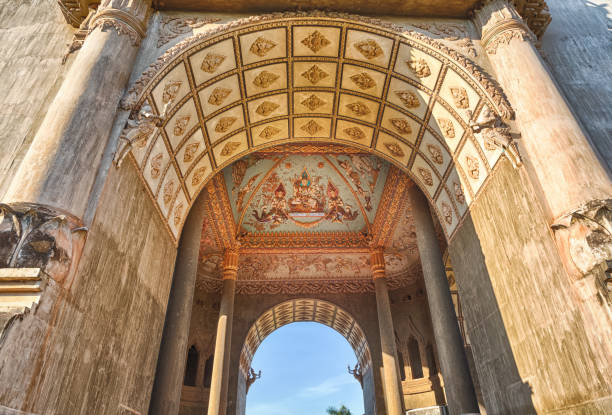 istock Patuxay monument in Vientiane, Laos 920521960