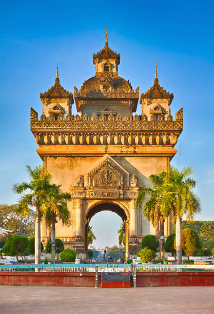 istock Patuxay monument in Vientiane, Laos 920521980