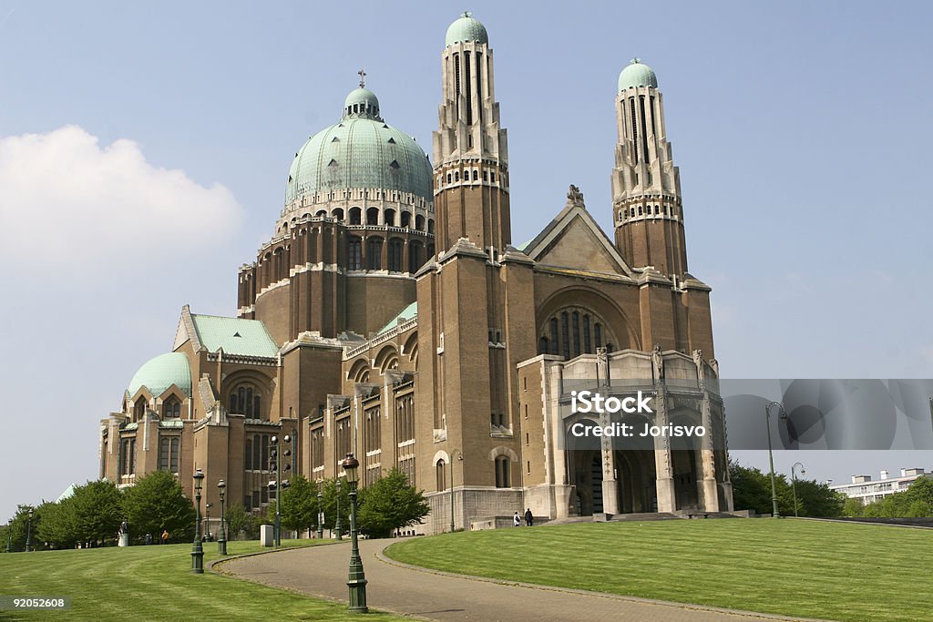 La basilique de Koekelberg à Bruxelles - Photo de Basilique de Koekelberg libre de droits