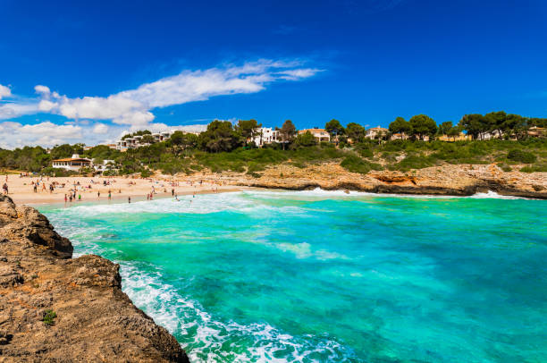 istock Beautiful beach bay scenery, Cala Mandia, Mallorca Spain 920527514