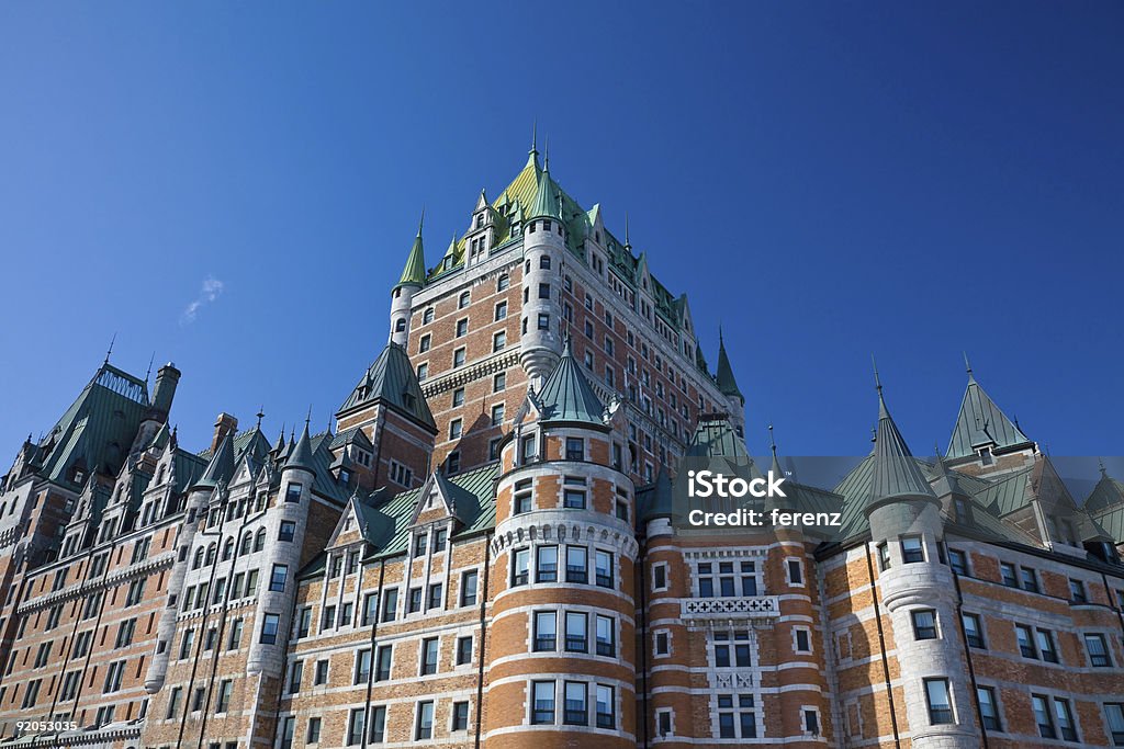 Chateau Frontenac - Lizenzfrei Alt Stock-Foto