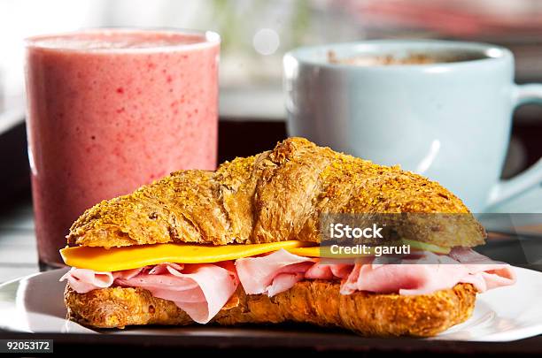 Breakfast Stock Photo - Download Image Now - Breakfast, Cappuccino, Cheese