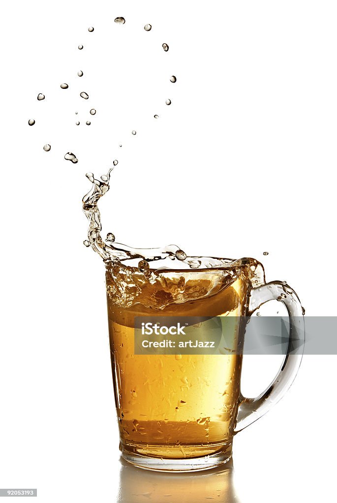 Cuore da bolle di tè - Foto stock royalty-free di Acqua potabile