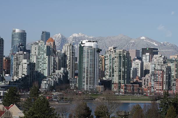 istock Vancouver's Yaletown High-Rises and North Shore Mountains, Late Winter 92053257