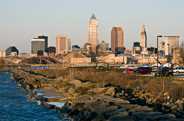 istock Downtown Cleveland seen from EdgeWater Park 92053779