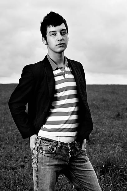 istock Posh Young Man In Black and White. 92054273