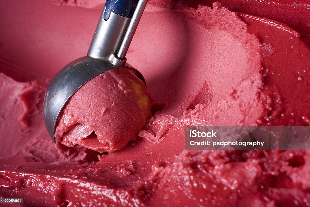 Pink Ice Cream  Ice Cream Stock Photo