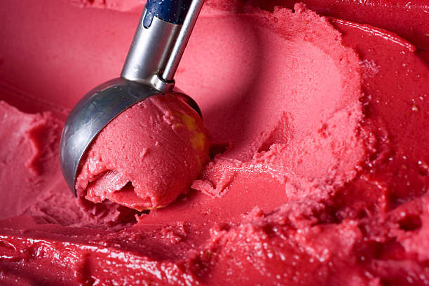 Pink Ice Cream stock photo