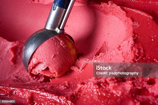 Pink Ice Cream Stock Photo - Download Image Now - Ice Cream, Berry Fruit, Cold Temperature