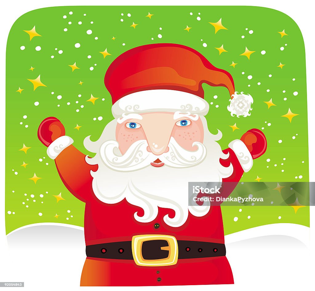 Natal Santa Claus - Royalty-free Adulto Ilustração de stock