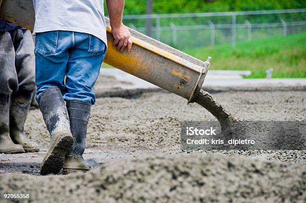 Nalewać W Trybie Slab Warstwowy - zdjęcia stockowe i więcej obrazów Betonowy - Betonowy, Przemysł budowlany, Plac budowy