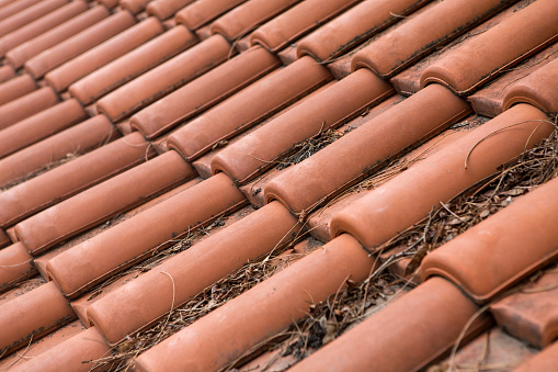 orange clay tiles on the roof