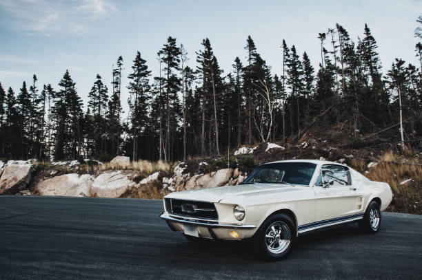 Vintage Muscle Car - foto stock