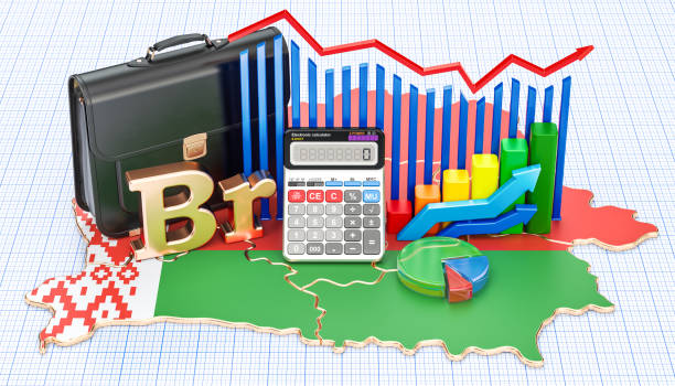 istock Business, commerce and finance in Belarus concept, 3D rendering 920645478