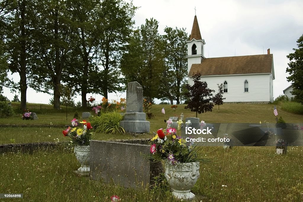 Country Graveyard  Cheboygan - Michigan Stock Photo