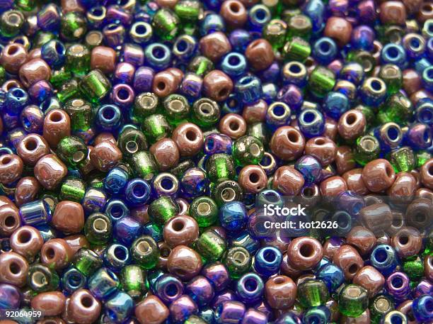 Multicoloured Beads Stock Photo - Download Image Now - Abundance, Aperture, Article