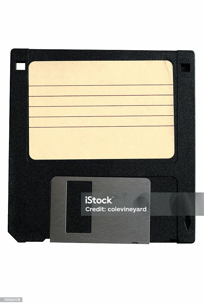 Disk  Blank Stock Photo