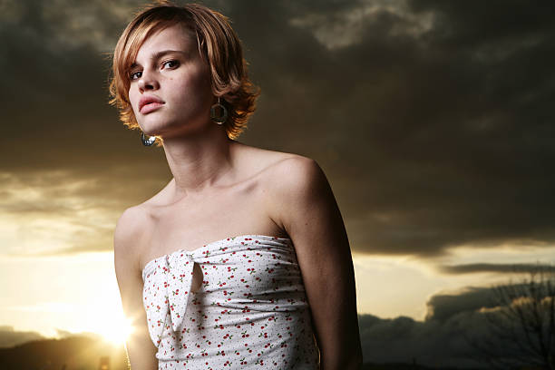 istock Sunset Blonde Girl Portrait 92065251
