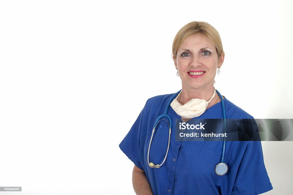 Уверенно врач-исследователь или медсестра - Стоковые фото Весёлый роялти-фри