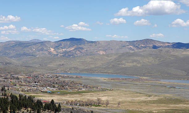 nord washoe valley - carson nevada city valley foto e immagini stock