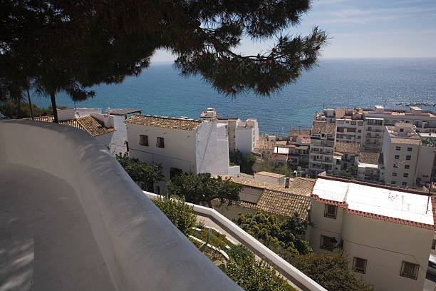 Town in spain stock photo