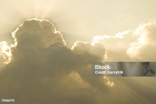 Yellow Sun Stock Photo - Download Image Now - Blue, Cloud - Sky, Color Image