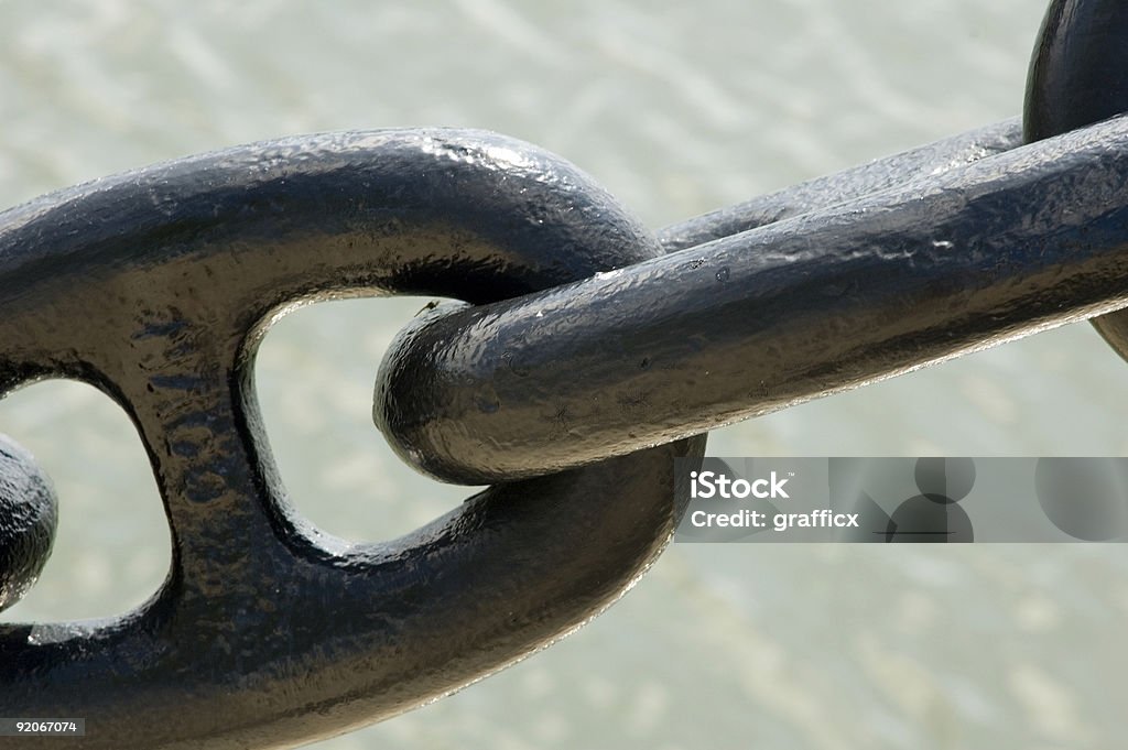 Anchor chain  Anchor - Vessel Part Stock Photo