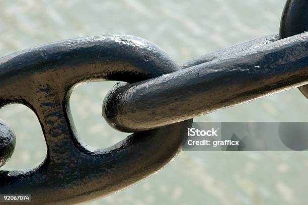 Anchor Chain Stock Photo - Download Image Now - Anchor - Vessel Part, Anchor Chain, Attached