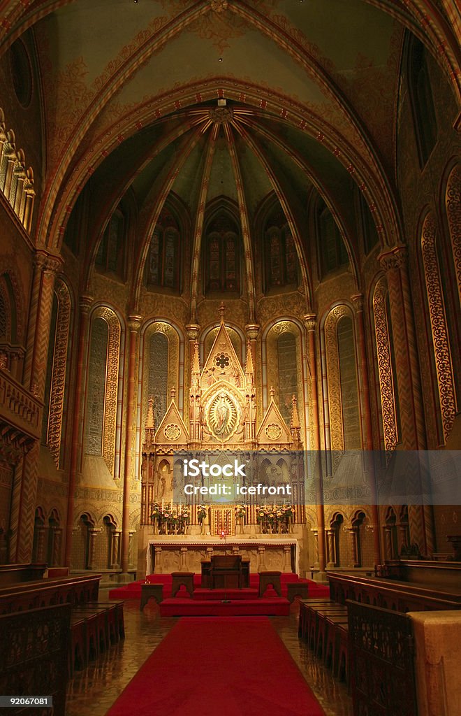 Kirche innen - Lizenzfrei Alt Stock-Foto