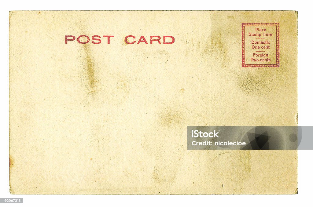 Grunge cartão postal - Foto de stock de Acabado royalty-free