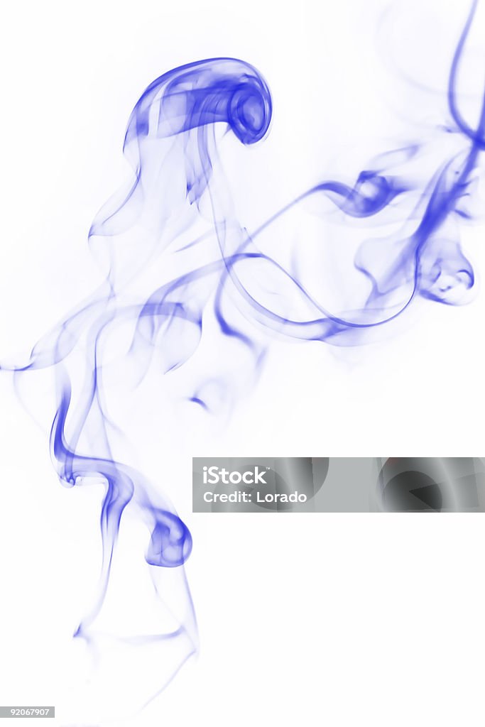 Niebieski Dym - Zbiór zdjęć royalty-free (Abstrakcja)