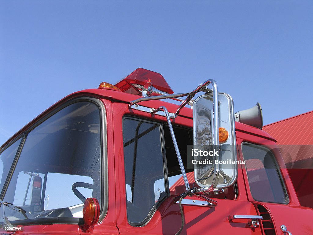 Fire truck's front part  Canada Stock Photo