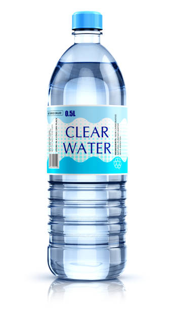 garrafa de água de bebida de plástico - distilled water - fotografias e filmes do acervo