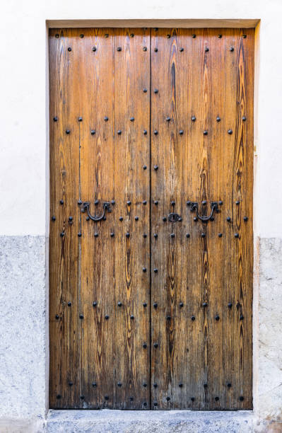 istock Rustic house wooden door 920689446