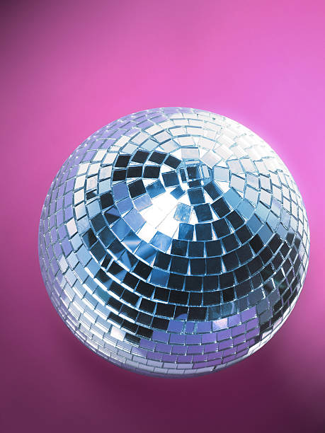 istock Funky Blue and Pink Disco ball 92069126