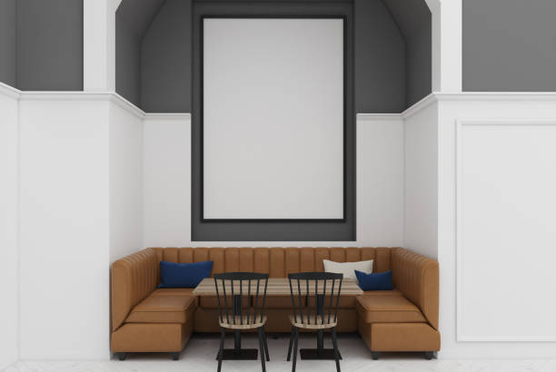 istock White and gray cafe, poster, sofa 920693142