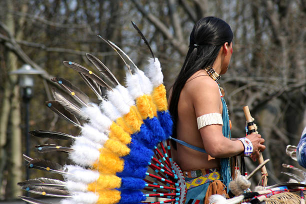 istock Native American performers in the outdoors 92069602