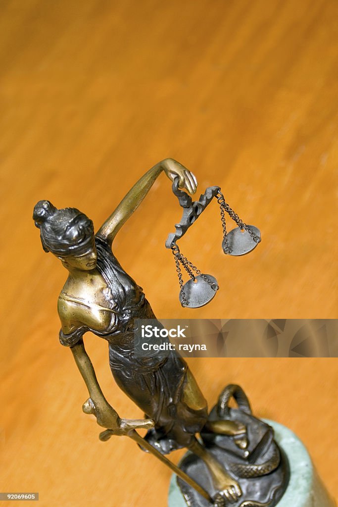Cego de Justiça - Royalty-free Advogado Foto de stock