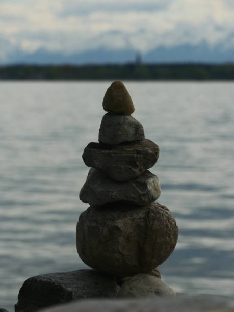 istock Pyramid made of rocks 920702058