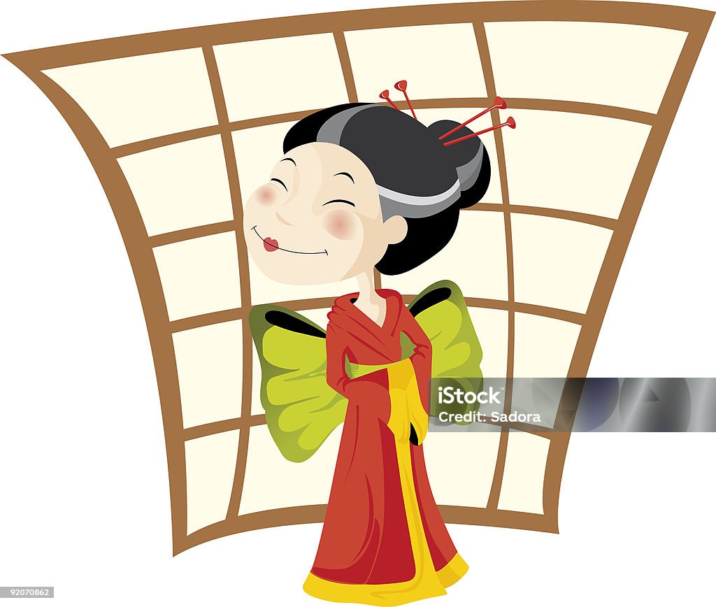 geisha - Illustration de Adulte libre de droits