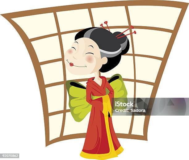 Geisha Vecteurs libres de droits et plus d'images vectorielles de Adulte - Adulte, Culture japonaise, Femmes