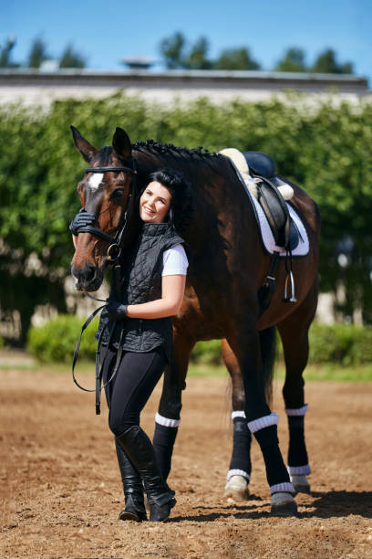 istock beautiful girl with horse 920710000