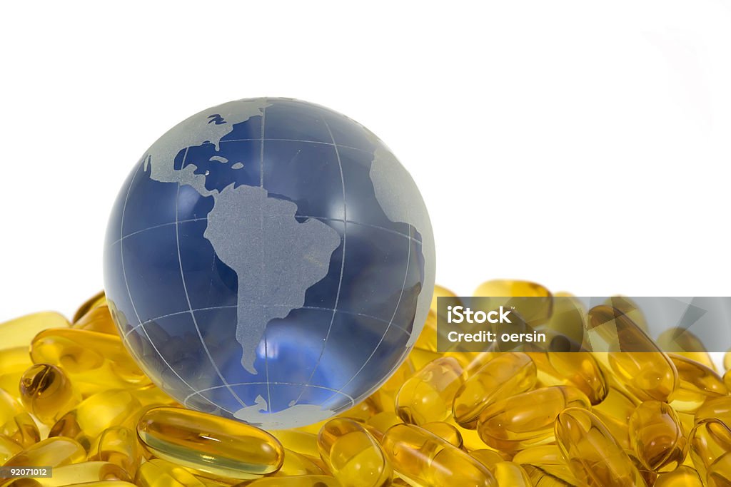 Omega 3 para mundo - Foto de stock de Amarelo royalty-free