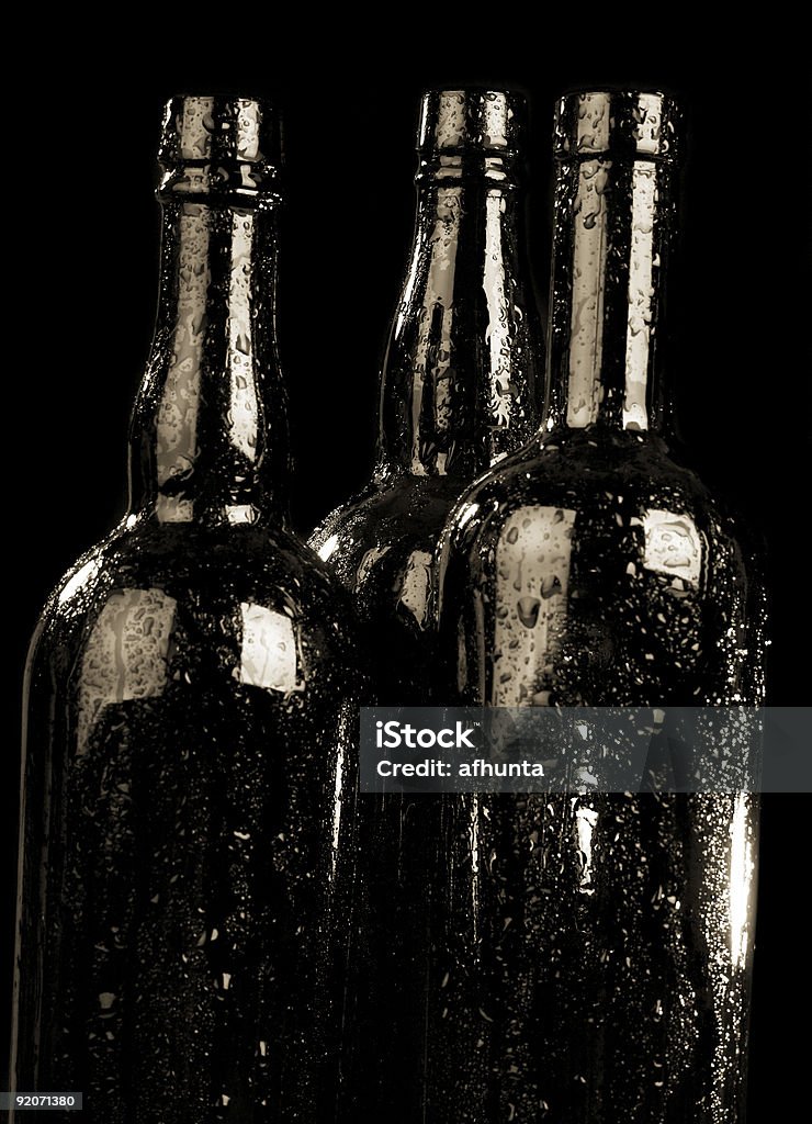 Botella y gotas - Foto de stock de Abstracto libre de derechos