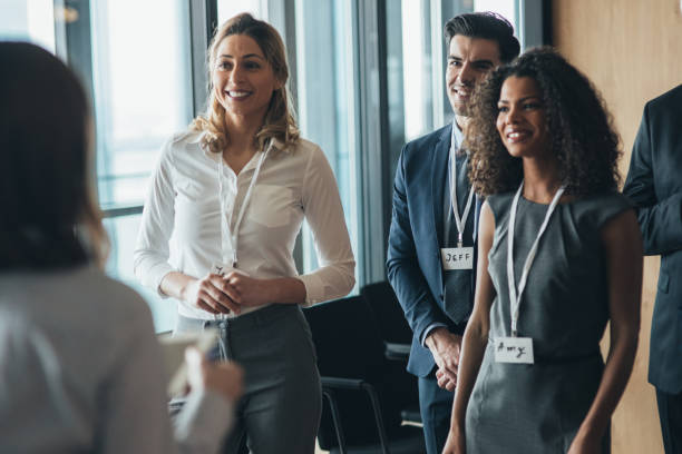 istock Leader briefing business people 920717872